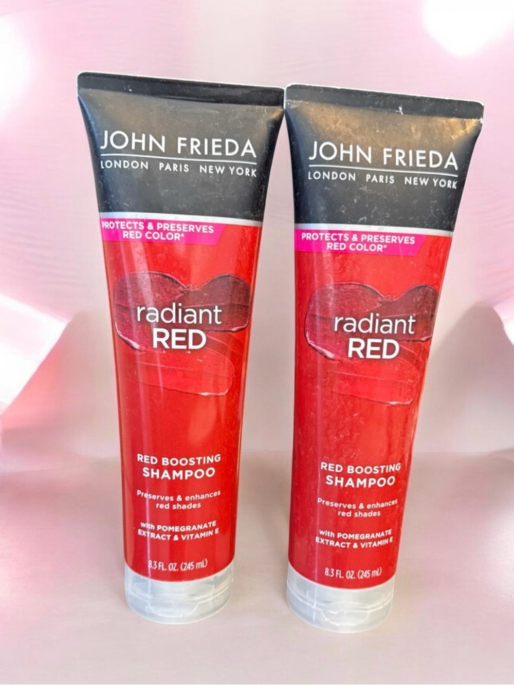 John Frieda Radiant Red Red Boosting Shampoo Color Protect 8.3oz 2 Pack